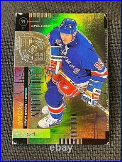 1/1 Wayne Gretzky 1998 SPx Spectrum #38 TP Rangers Masterpiece Chipping