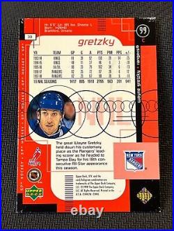 1/1 Wayne Gretzky 1998 SPx Spectrum #38 TP Rangers Masterpiece Chipping