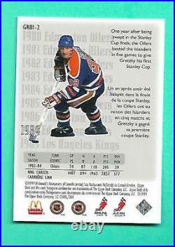 (1) Wayne Gretzky Edmonton Oilers Signed Card (w3230)