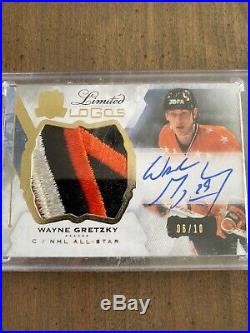 15-15 Ud The Cup Wayne Gretzky Limited Logos Auto Autograph Patch 6/10 Wow