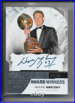 15-16 Upper Deck Premier Signature Award Winners #sa-wg Wayne Gretzky Auto 32/49