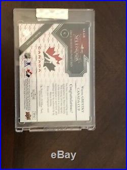 17-18 Splendor Wayne Gretzky Auto True North Autograph Signature For Team Canada