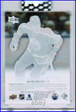 19/20 2019 Ud Clear Cut Wayne Gretzky Cc-wg Legends Autograph Auto Edmonton