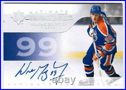 19/20 2019 Ud Ultimate Wayne Gretzky Us-wg Signatures Auto Edmonton Oilers