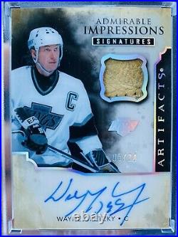 19-20 Artifacts Wayne Gretzky Admirable Impressions Game Used Relic Auto /24