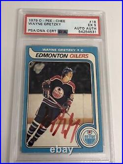 1979-80 Wayne Gretzky O-pee-Chee Rookie Card Psa 5 Authentic Autograph? Wow