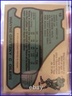 1979 OPC Wayne Gretzky Signed Autographed Rookie RC Card #18 Read Description