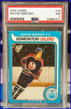 1979 Topps 18 Wayne Gretzky RC Rookie PSA 7 NM 24685727