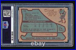 1979 Topps VINTAGE Signed WAYNE GRETZKY Rookie #18 PSA A Auto 10 No Creases