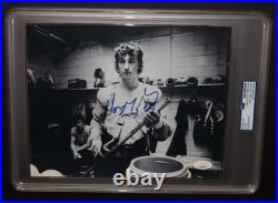 1979 Wayne Gretzky Age 18 WHA Rookie of the Year, Signed Photo PSA & JSA Cert