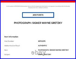1979 Wayne Gretzky Age 18 WHA Rookie of the Year, Signed Photo PSA & JSA Cert 1979 Wayne Gretzky Age 18 WHA Rookie of the Year, Signed Photo PSA & JSA Cert