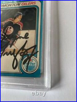 1979 Wayne Gretzky O-Pee-Chee #18 Autographed Rookie Card