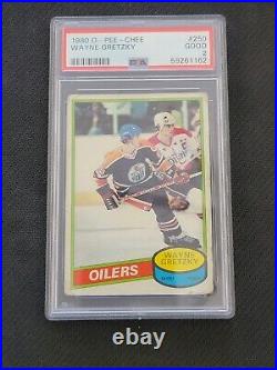 1980-81 O-pee-chee Opc Wayne Gretzky #250 Psa 2 2nd Second Year