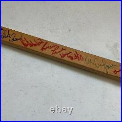 1980 NHL All Star Game Signed Stick Wayne Gretzky & Gordie Howe 26 Sigs JSA COA