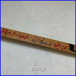 1980 NHL All Star Game Signed Stick Wayne Gretzky & Gordie Howe 26 Sigs JSA COA