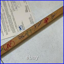 1980 NHL All Star Game Signed Stick Wayne Gretzky & Gordie Howe 26 Sigs JSA COA