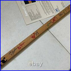 1980 NHL All Star Game Signed Stick Wayne Gretzky & Gordie Howe 26 Sigs JSA COA