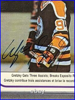 1981 O-PEE- CHEE Wayne Gretzky Auto #392 PSA/DNA Certified Authentic. HOF OPC