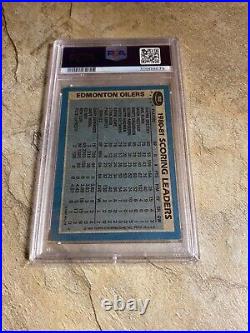 1981 Topps Wayne Gretzky #52 Autograph In Pen PSA/DNA Certified Authentic