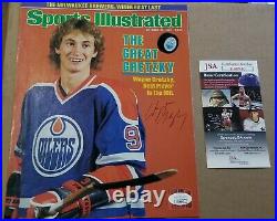 1981 Wayne Gretzky Signed Auto Sports Illustrated Si First Cover Oilers