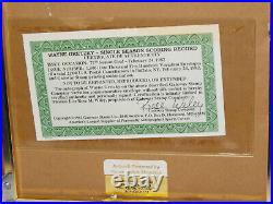 1982 Gateway Stamps Silk Cachet WAYNE GRETZKY Autograph Scoring Record 1 of 100