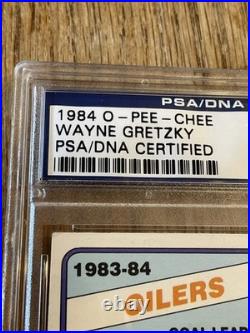 1984 O-PEE-CHEE #357 Wayne Gretzky PSA/DNA Signed AUTO Beautiful! Sharp