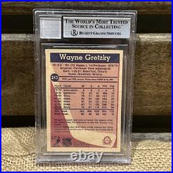 1984 O-Pee-Chee Wayne Gretzky #243 Autograph Beckett 10 Authentic