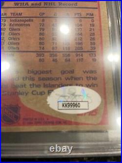 1984 Topps #51 WAYNE GRETZKY Auto PSA-DNA Authentic HOF Autograph Oilers 99
