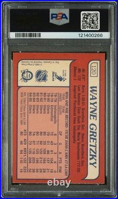 1985 O-Pee-Chee #120 Wayne Gretzky Auto Signed Card PSA DNA 10