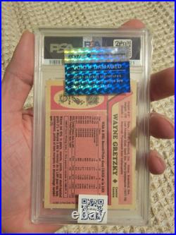 1987 O-PEE-CHEE Wayne Gretzky ON CARD AUTO PSA 8/AUTO 10. POP 4! NONE HIGHER