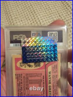 1987 O-PEE-CHEE Wayne Gretzky ON CARD AUTO PSA 8/AUTO 10. POP 4! NONE HIGHER