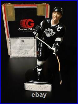 1989 Gartlan Signed Wayne Gretzky Kings Figurine Autographed COA