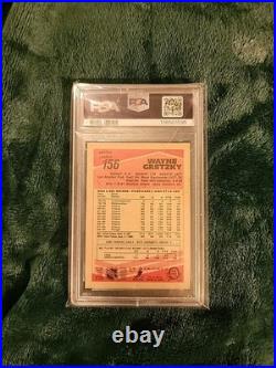 1989 O-pee-chee Wayne Gretzky On Card Auto. Psa/dna 10! Pop 5. Only 2 Higher