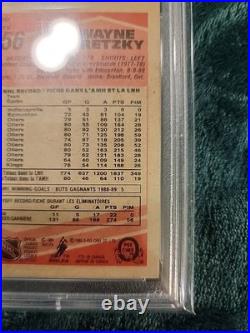 1989 O-pee-chee Wayne Gretzky On Card Auto. Psa/dna 10! Pop 5. Only 2 Higher