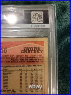1989 O-pee-chee Wayne Gretzky On Card Auto. Psa/dna 10! Pop 5. Only 2 Higher