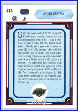 1990-91 Upper Deck #476 Wayne Gretzky All-Star AUTO Certified by Ken Goldin