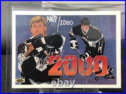 1990-91 Upper Deck Wayne Gretzky 2000th Point Art Card Autograph 1469/2000