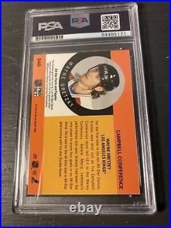 1990 PRO SET Wayne Gretzky On Card Auto PSA/DNA MINT 9 Black Ink The Great One