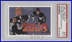 1990 Upper Deck Wayne Gretzky Signed #/2,000 PSA 7 DNA Authentic Auto