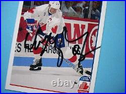 1991/92 Upper Deck NHL Hockey Card #13 Wayne Gretzky Sharp! Auto Autograph Opc