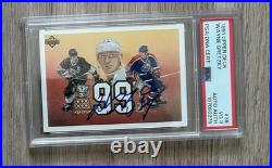 1991 Upper Deck Wayne Gretzky Oilers PSA Authentic Autographed Card Grade 3