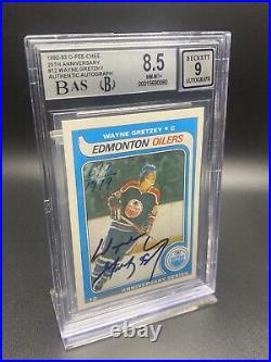 1992-93 O-PEE-CHEE HOCKEY 25th ANNIVERSARY #12 WAYNE GRETZKY AUTO BGS