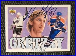 1992-93 Upper Deck Heroes #18 Wayne Gretzky Auto Autograph Diamond Hologram