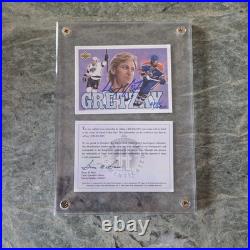 1992-93 Upper Deck Heroes Wayne Gretzky Autograph AUTO # /2800