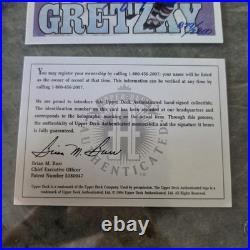 1992-93 Upper Deck Heroes Wayne Gretzky Autograph AUTO # /2800