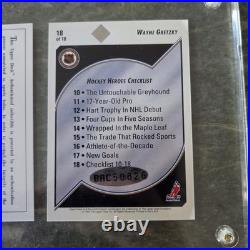 1992-93 Upper Deck Heroes Wayne Gretzky Autograph AUTO # /2800