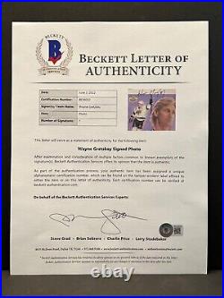 1992 UDA Upper Deck WAYNE GRETZKY Oversize Auto Signed Header Card #/750 BAS