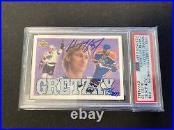 1992 Upper Deck Wayne Gretzky Hockey Heroes Autograph /2800 Auto PSA 10