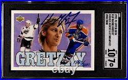 1992 Upper Deck Wayne Gretzky Hockey Heroes Autograph /2800 Auto SGC 7/10 GOAT