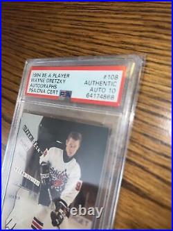 1994 1994-95 Be A Player Wayne Gretzky Signatures Autograph #108 Psa Auto 10